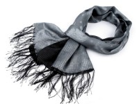 Šál bora 50X165cm šedý